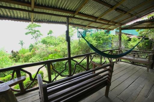 Cabinas Vista Isla Del Cano Corcovado Drake Bay Exterior foto