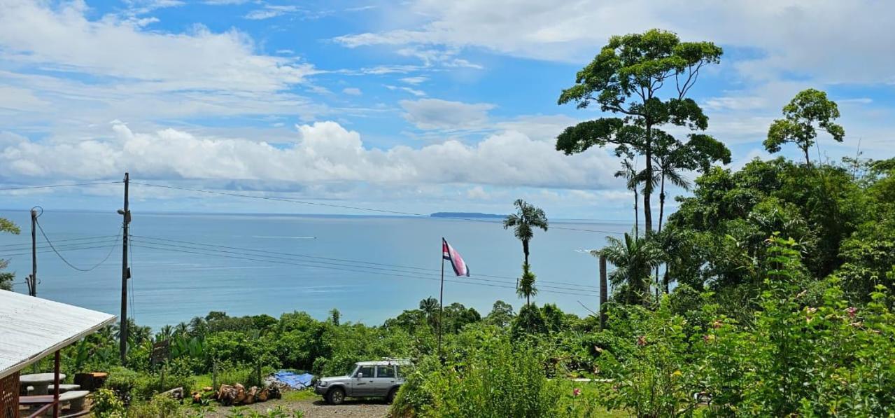 Cabinas Vista Isla Del Cano Corcovado Drake Bay Exterior foto